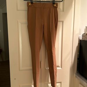 NWOT Express Camel Colored Mid-Rise Skinny Pants Size 2R